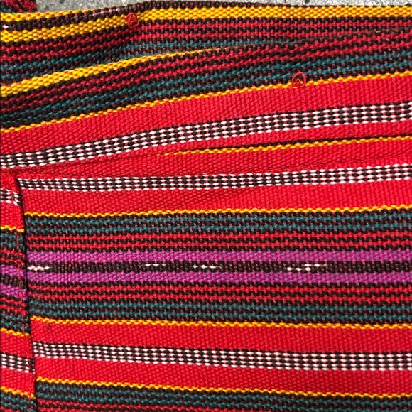 Vintage Striped Multicolor Wrap Skirt - Picture 4 of 7